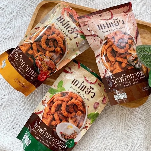 Pork crackling chili paste - pork,