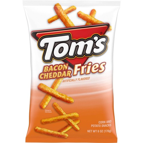 Toms bacon cheddar - fries, oz